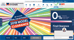 Desktop Screenshot of myersbarrhavenhyundai.com